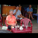 Beim obligatorischen cà phê sữa đá, das Ganze für 0,74&nbsp;€